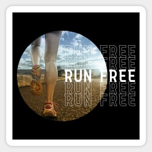 Run Free Sticker